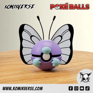 Butterfree 3D printed Pokémon figure front view