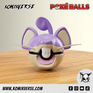 Rattata 3D printed Pokémon figure front view