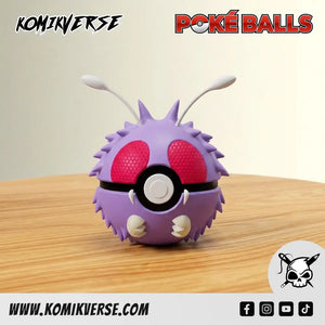 Venonat 3D printed Pokémon figure front view