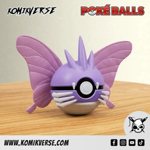 Venomoth 3D printed Pokémon figure
