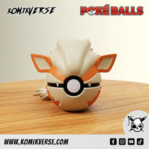 Arcanine 3D printed Pokémon figure front view