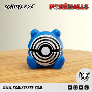 Poliwhirl 3D printed Pokémon figure front view