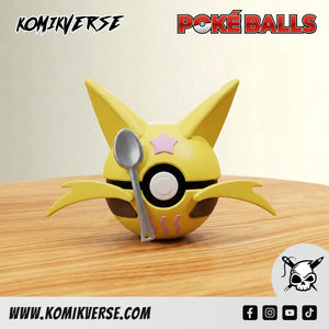 Kadabra 3D printed Pokémon figure front view