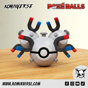 Magneton 3D printed Pokémon figure front view