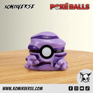 Grimer 3D printed Pokémon figure front view