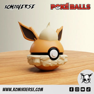 0136-Flareon 3D printed figure