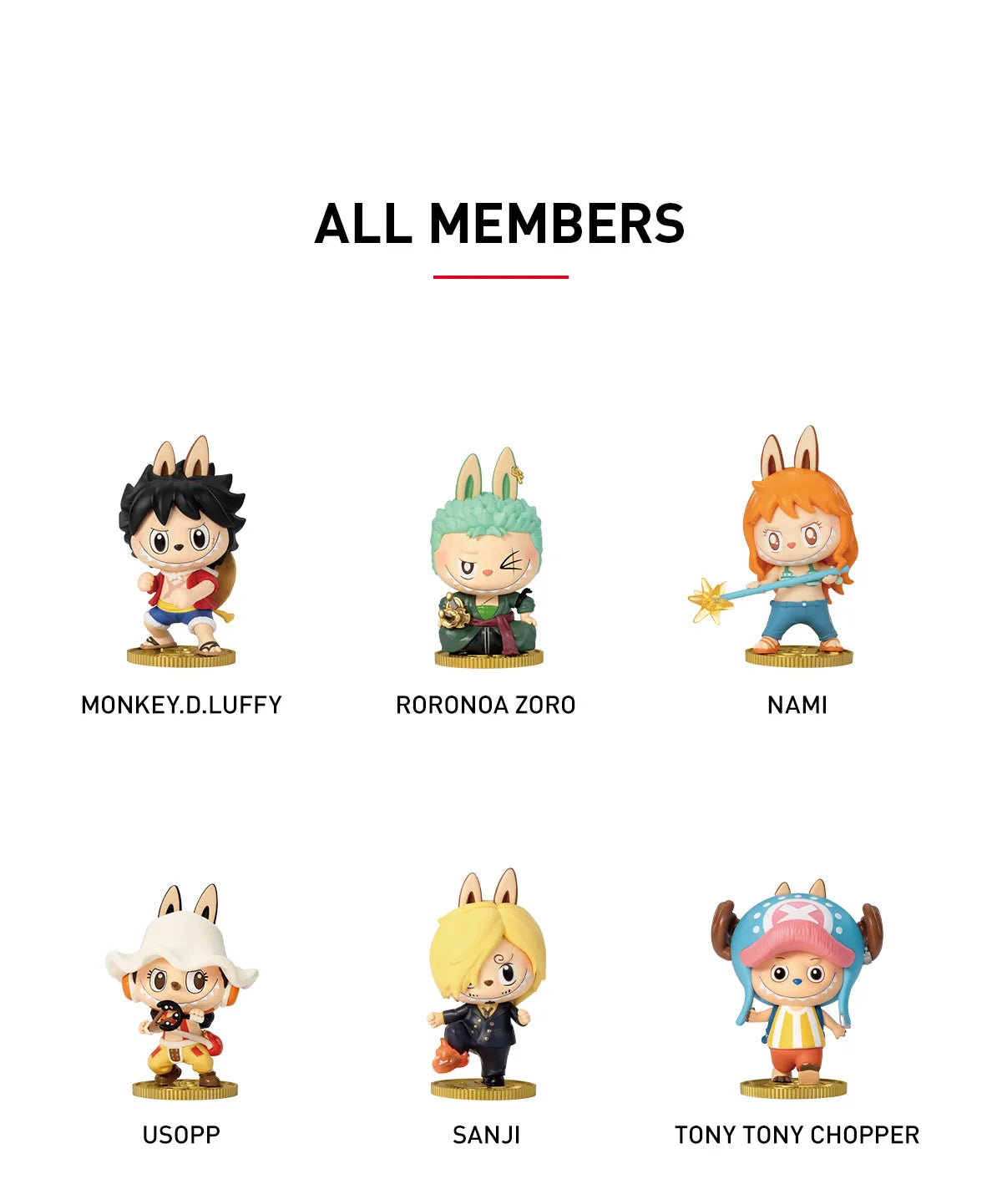 The Monsters x One Piece Series (Blind Box)
