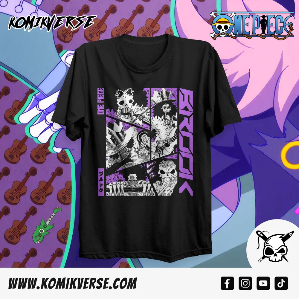 brook Tシャツ　新品❗️Mサイズ❗️最終値下げ❗️ One Piece Brook Graphic T-Shirt – KOMIKVERSE