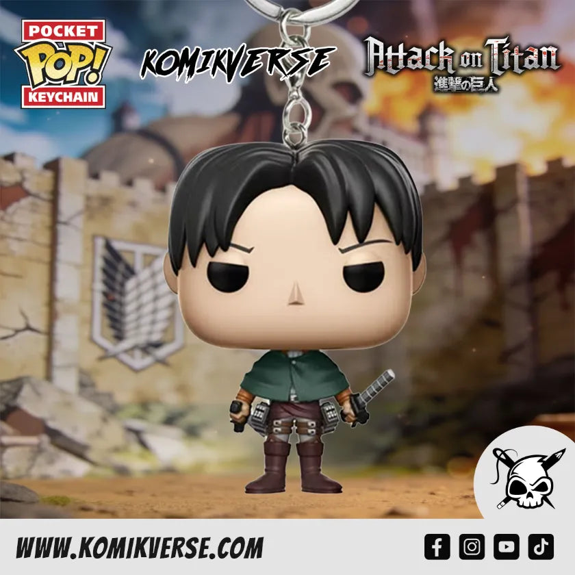 Funko Attack on Titan Levi Pocket POP! Keychain