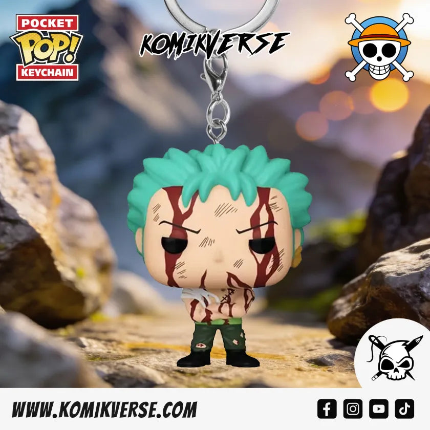 Funko One Piece Zoro Pocket POP! Keychain – KOMIKVERSE
