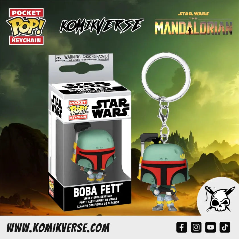 Funko Star Wars Boba Fett Pocket POP! Keychain