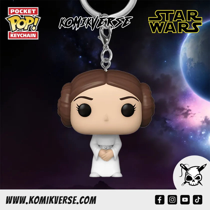 Funko Star Wars Princess Leia Pocket POP! Keychain