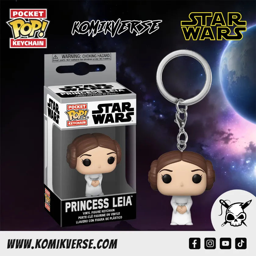 Funko Star Wars Princess Leia Pocket POP! Keychain