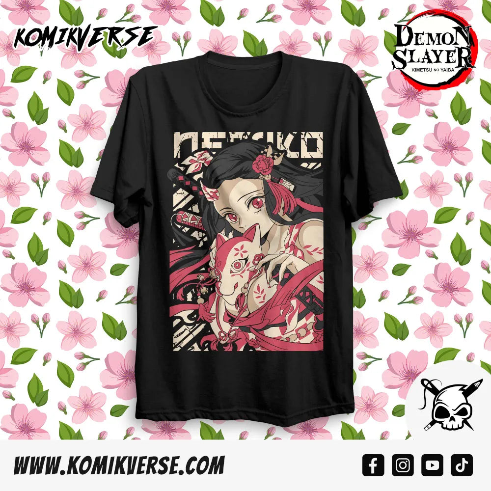 style3 Nezuko Kimetsu T-Shirt da Uomo Anime Japan Manga, Dimensione