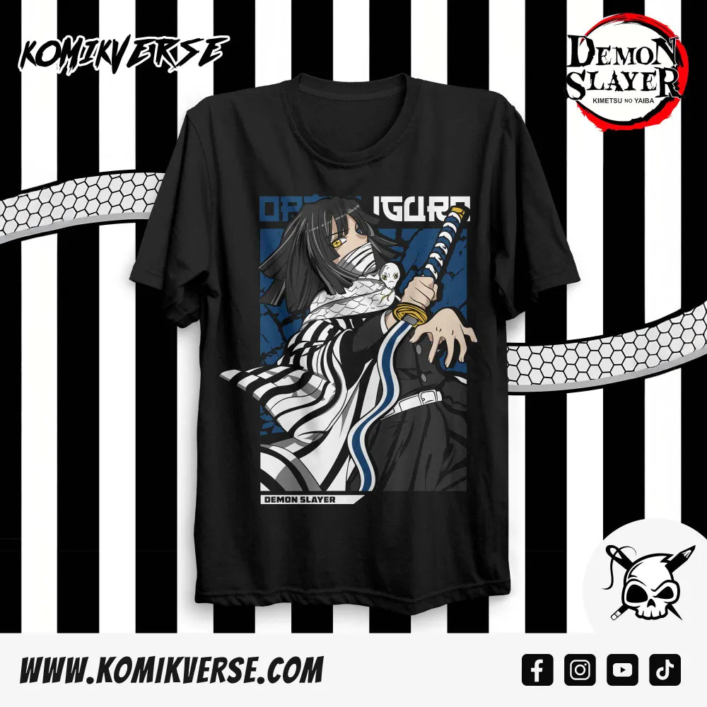Demon Slayer Obanai Iguro Graphic T-Shirt
