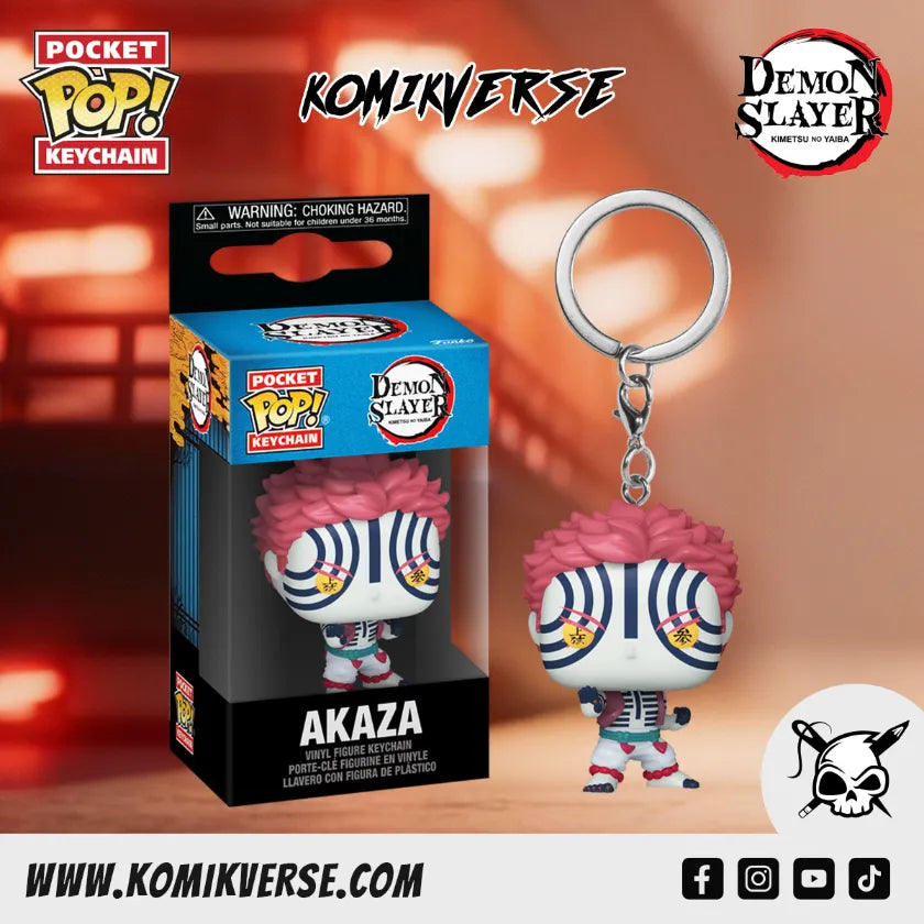 Pop! Keychain Akaza - Demon Slayer