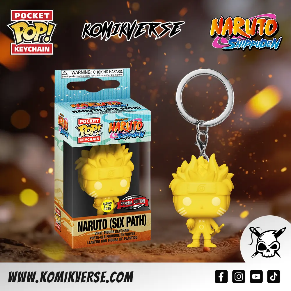 Pop! Keychain Naruto Six Path (Glow)