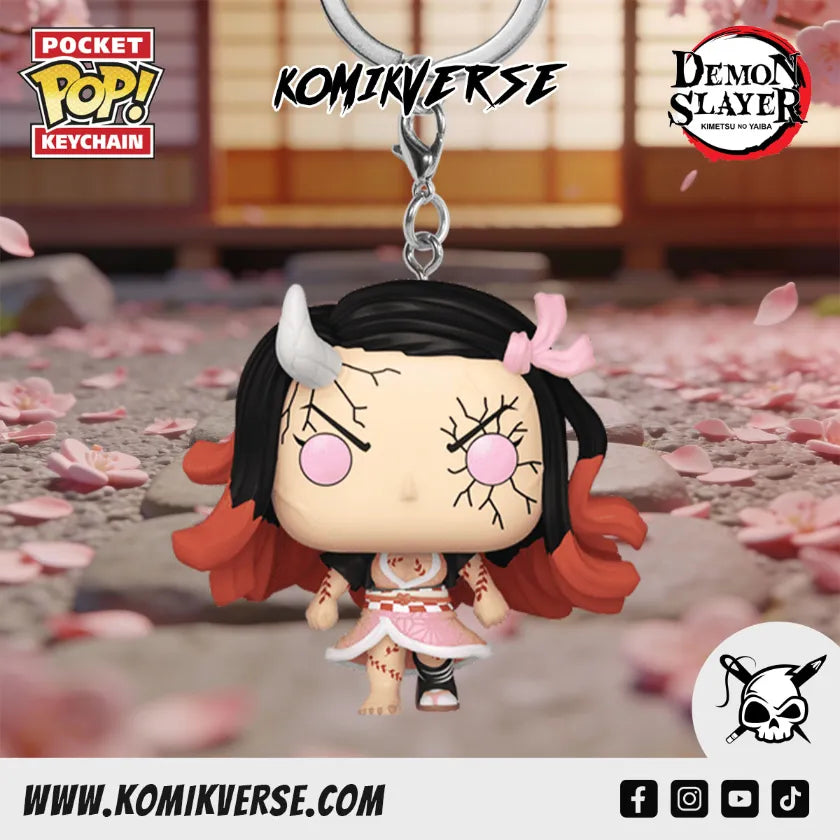 Pop! Keychain Nezuko Kamado (Demon Form) - Demon Slayer