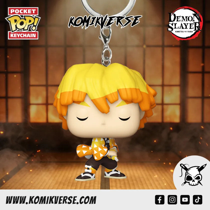 Pop! Keychain Zenitsu Agatsuma - Demon Slayer