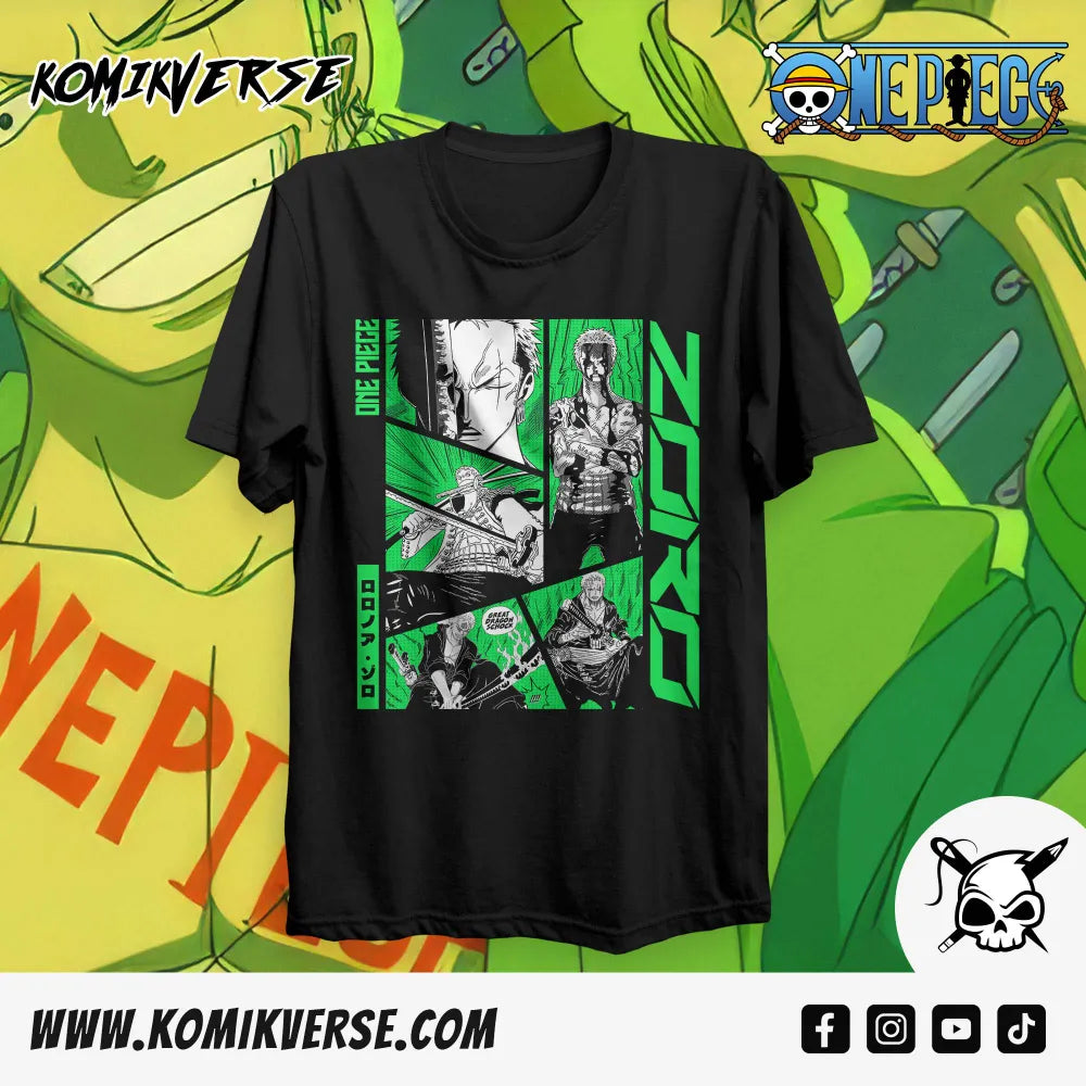 One Piece Roronoa Zoro Graphic T-Shirt