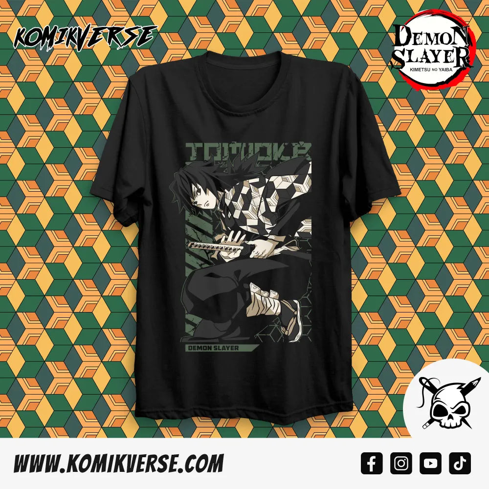 Demon Slayer Giyu Tomioka Graphic T-Shirt