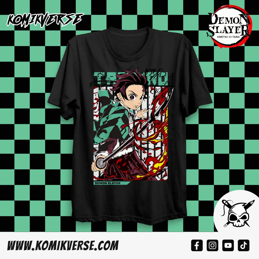 Demon Slayer Tanjiro Kamado Graphic T-Shirt