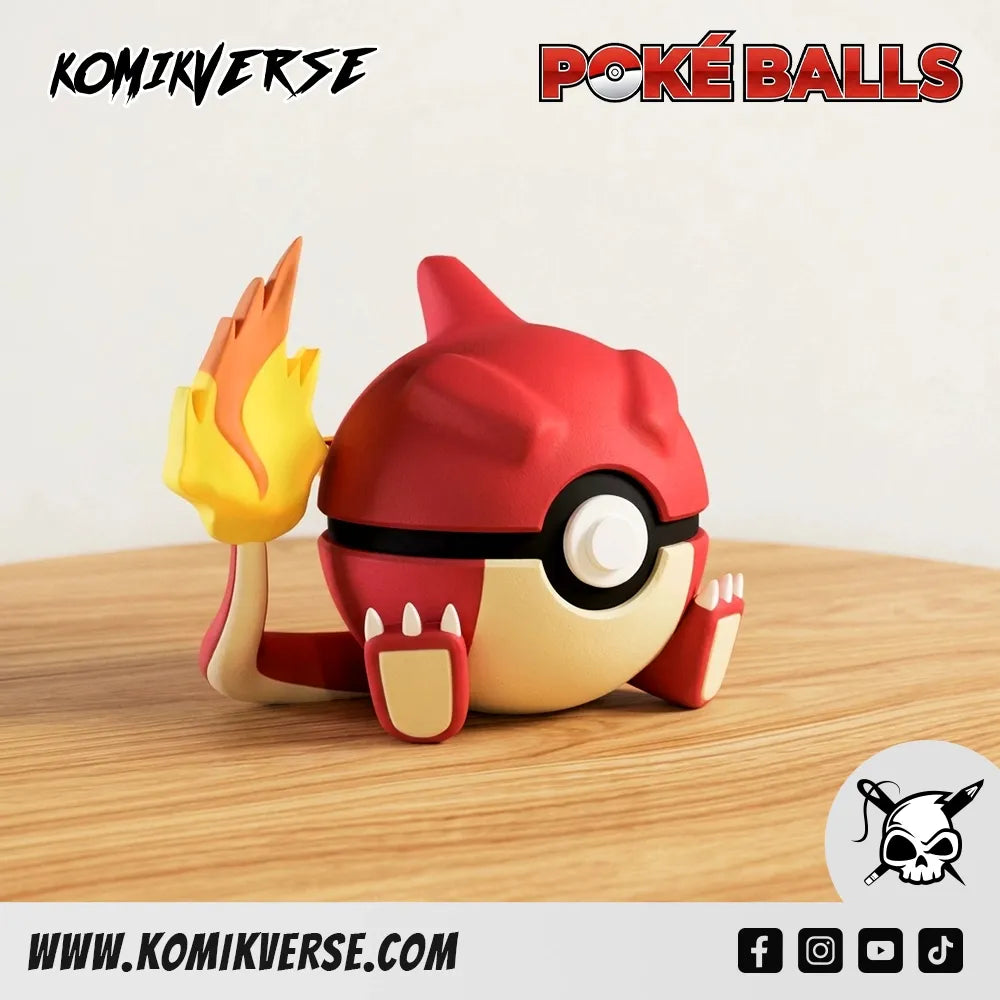 Charmeleon 3D printed Pokémon figure
