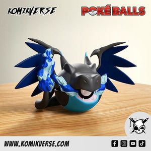 Mega Charizard X 3D printed Pokémon figure