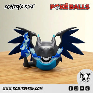 Mega Charizard X 3D printed Pokémon figure front view