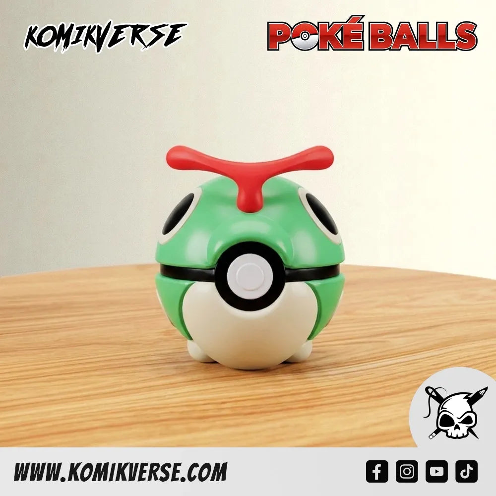 Caterpie 3D printed Pokémon figure front view