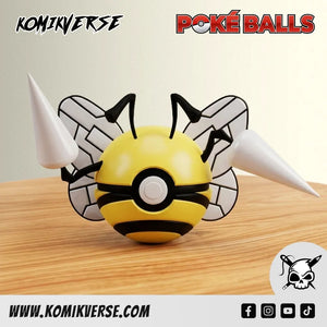 Beedrill 3D printed Pokémon figure front view