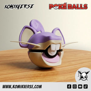 Rattata 3D printed Pokémon figure