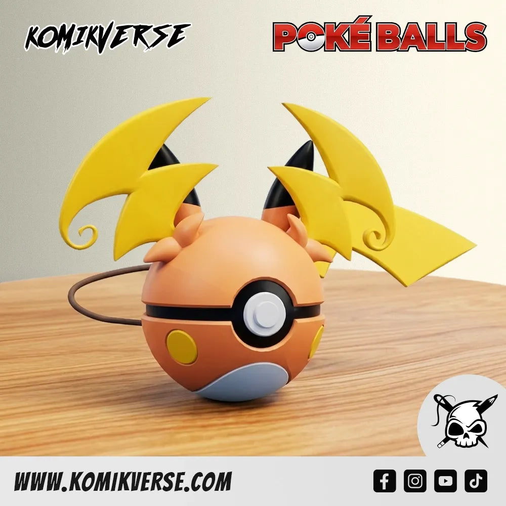 Mega Raichu Y 3D printed Pokémon figure