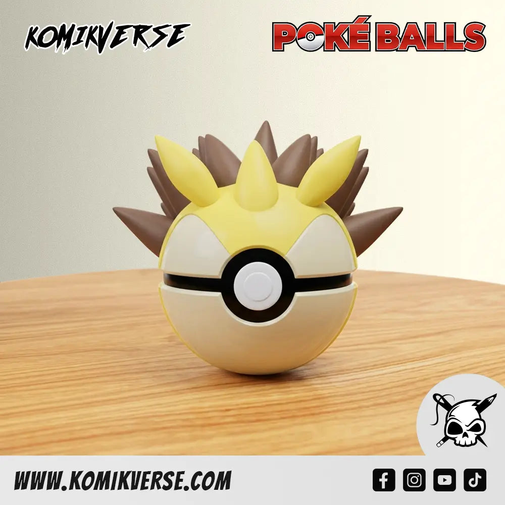 Sandslash 3D printed Pokémon figure front view