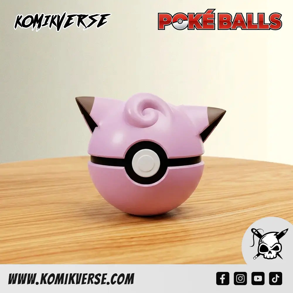 Clefairy 3D printed Pokémon figure front view