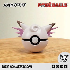 Clefable 3D printed Pokémon figure front view