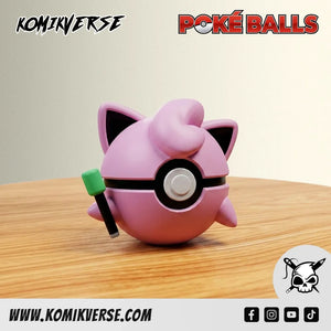 Jigglypuff 3D printed Pokémon figure