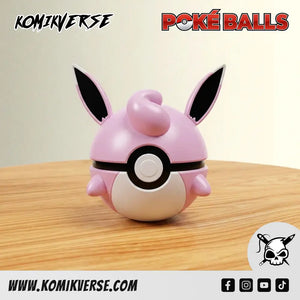 Wigglytuff 3D printed Pokémon figure front view