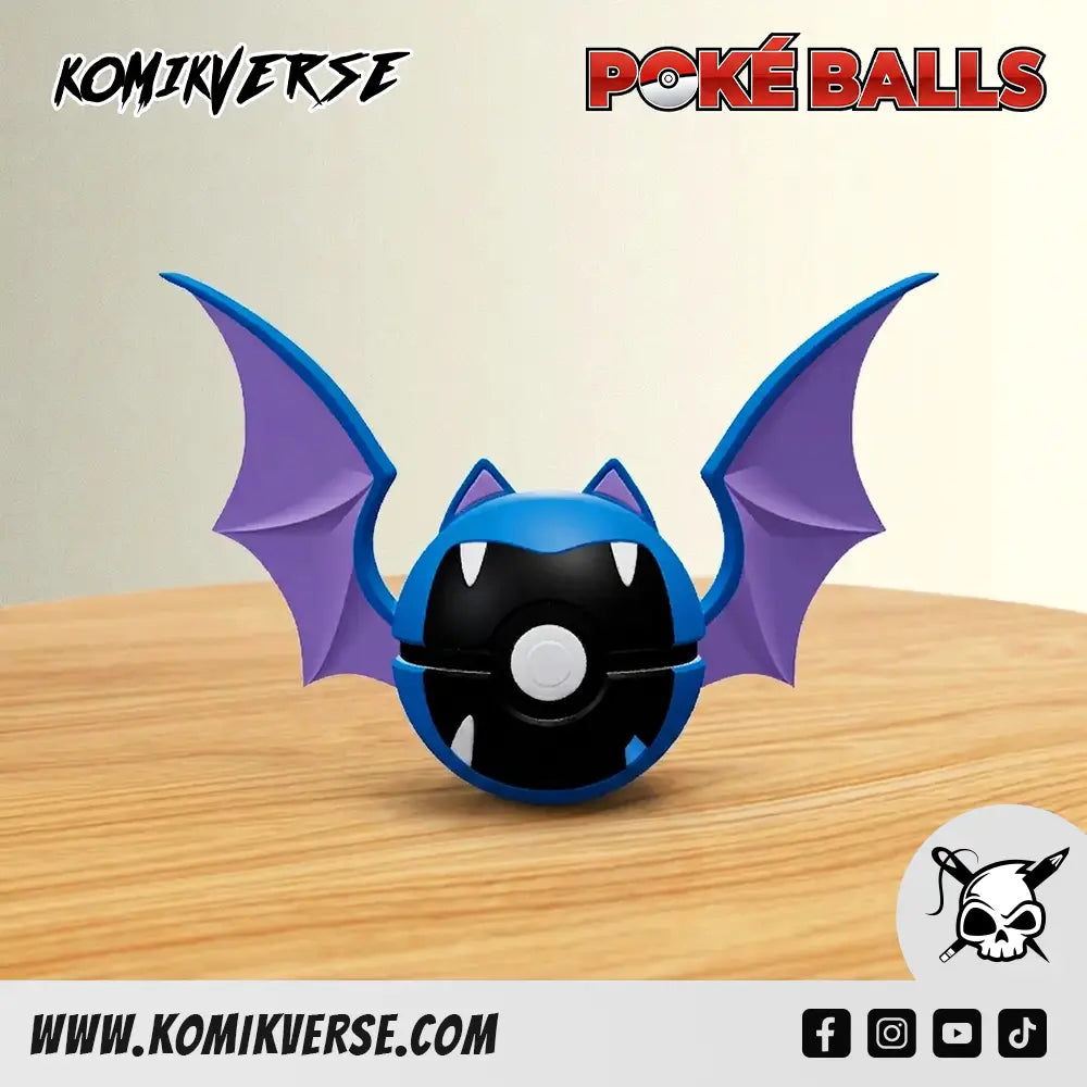 Golbat 3D printed Pokémon figure front view