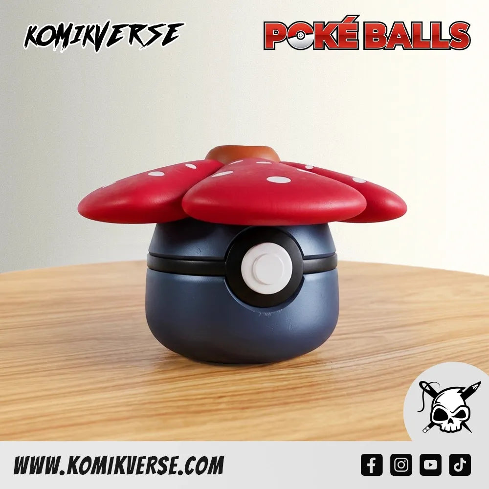 Vileplume 3D printed Pokémon figure