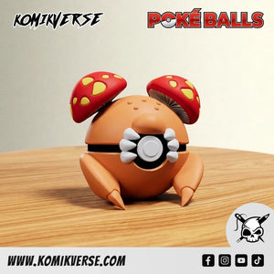Paras 3D printed Pokémon figure