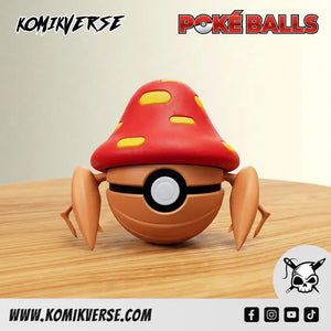 Parasect 3D printed Pokémon figure front view