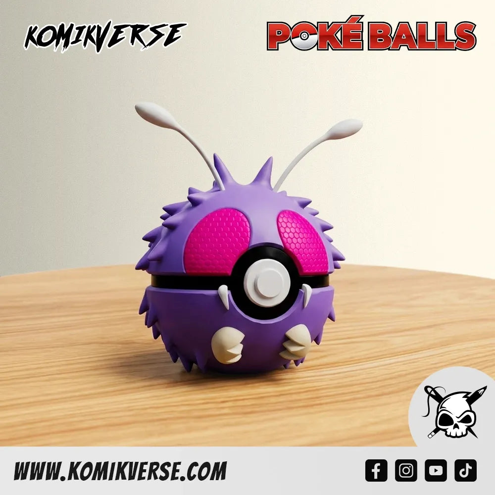 Venonat 3D printed Pokémon figure