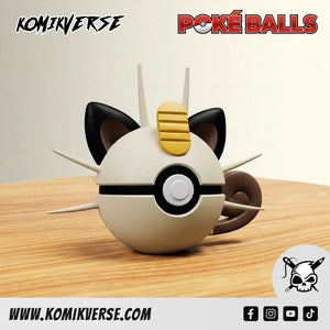 Meowth 3D printed Pokémon figure