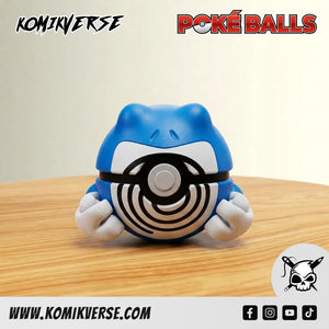 Poliwrath 3D printed Pokémon figure front view