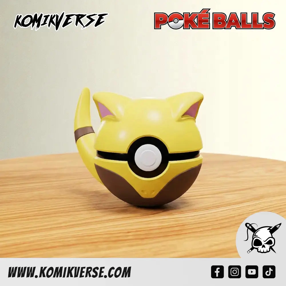 Abra 3D printed Pokémon figure front view