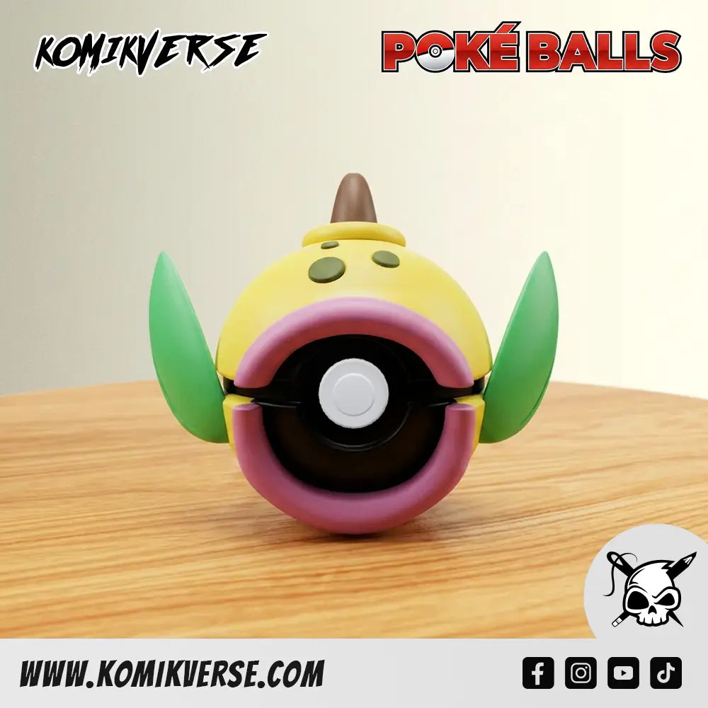 Weepinbell 3D printed Pokémon figure front view