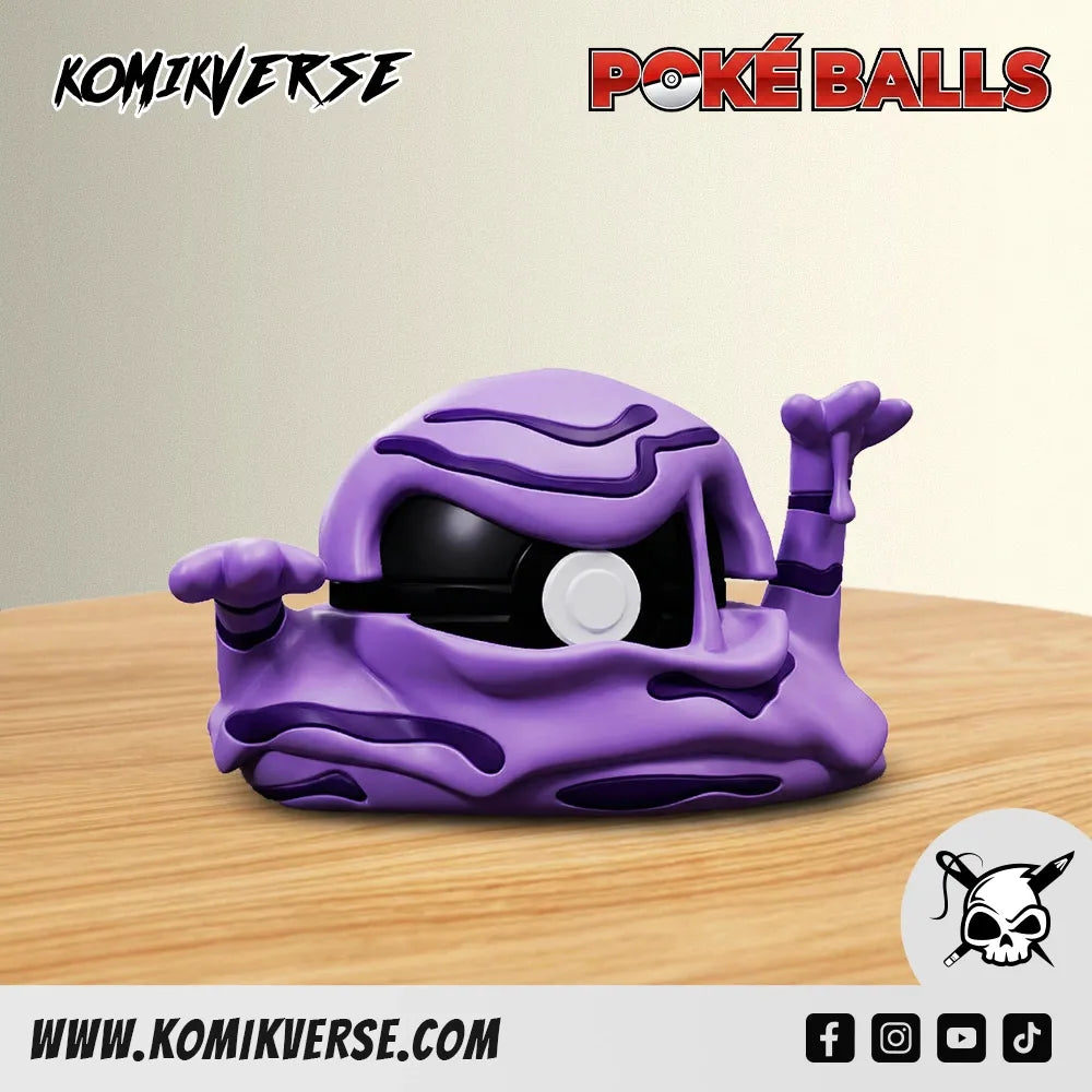 Muk 3D printed Pokémon figure