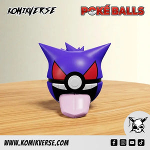 Gengar 3D printed Pokémon figure front view