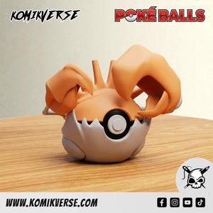 Kingler 3D printed Pokémon figure